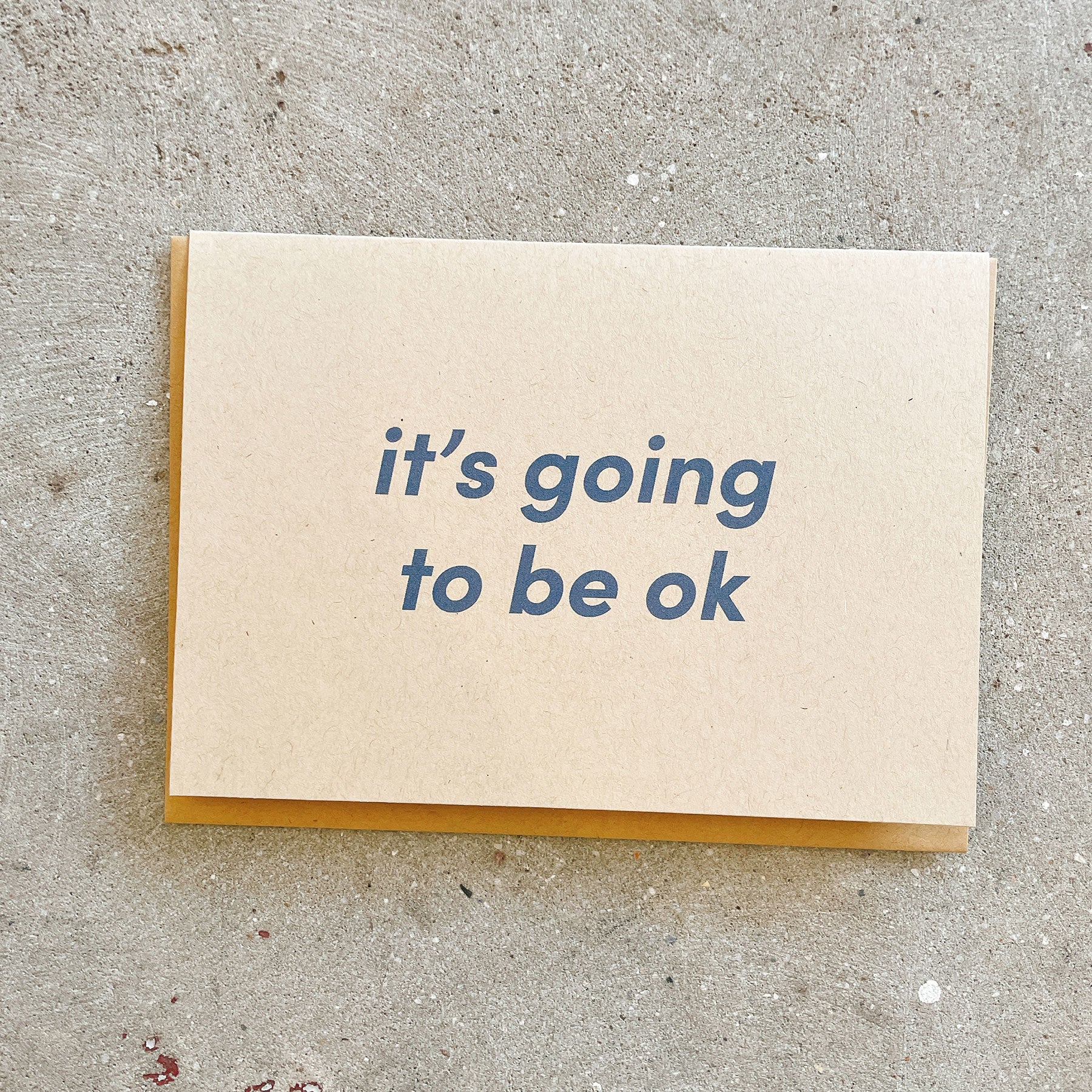 it's going to be ok