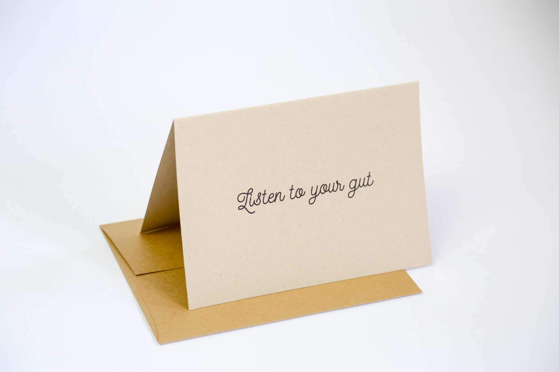 Listen to your gut - Greeting Card