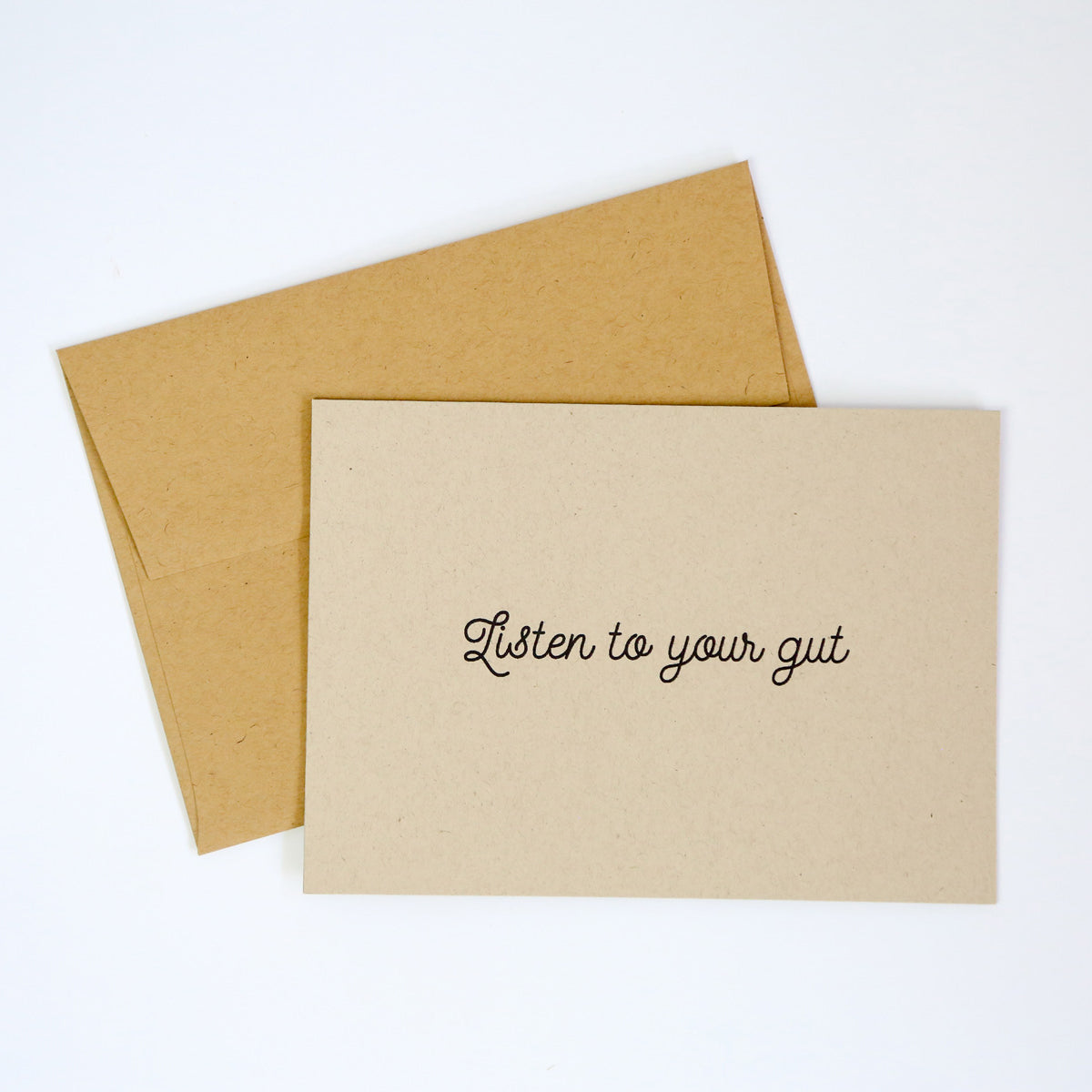 Listen to your gut - Greeting Card