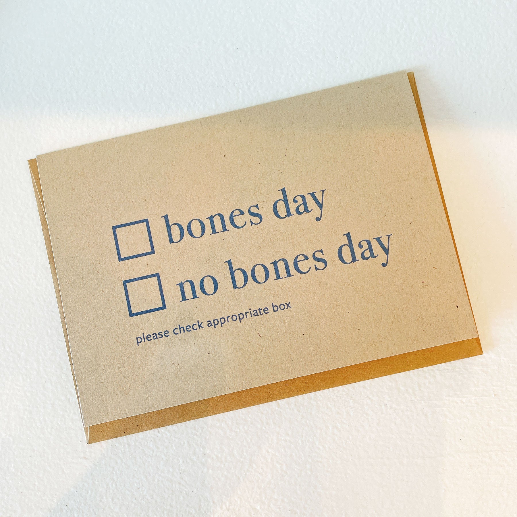 Bones day, No Bones day - Greeting Cards