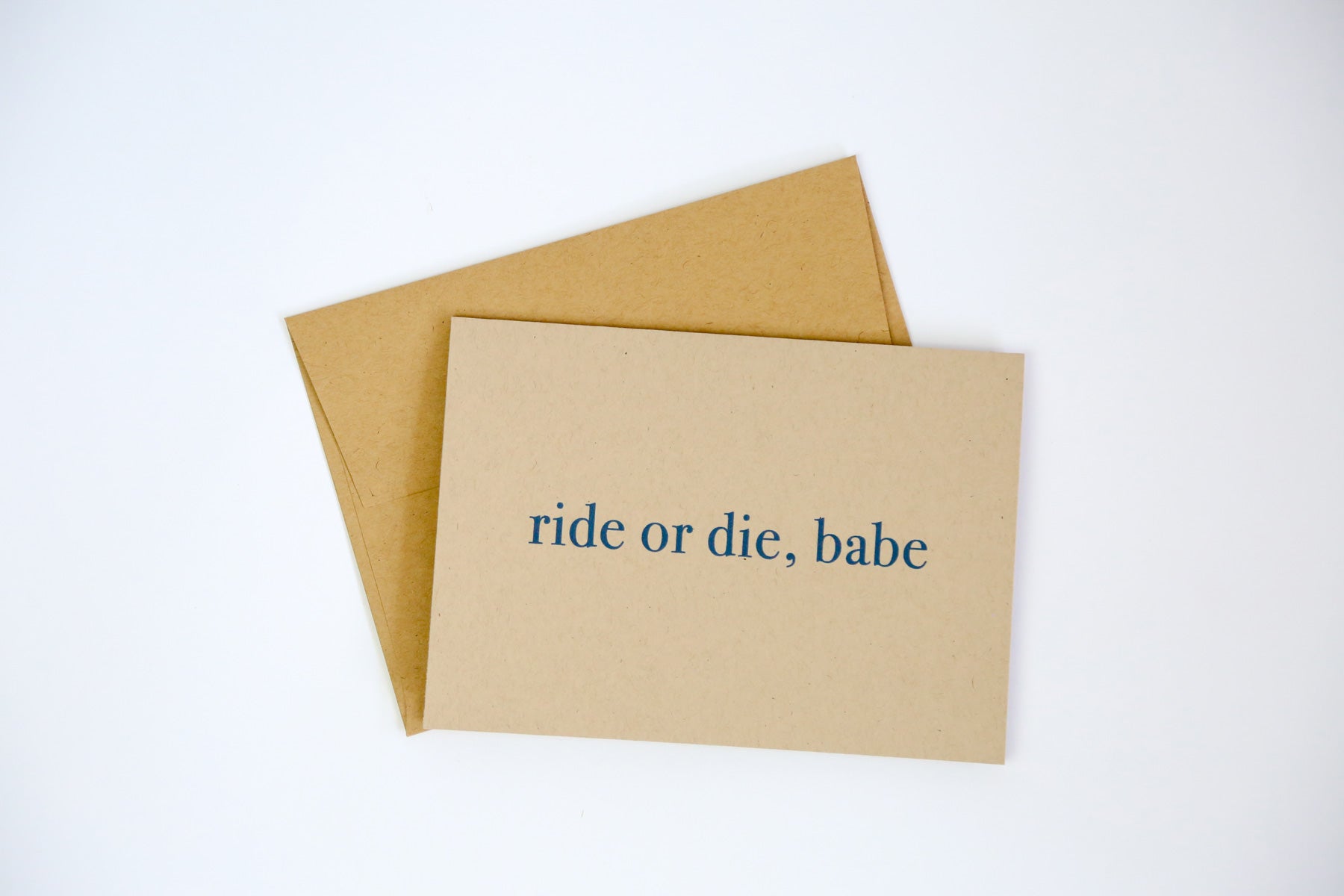 Ride or die, babe - Greeting Card