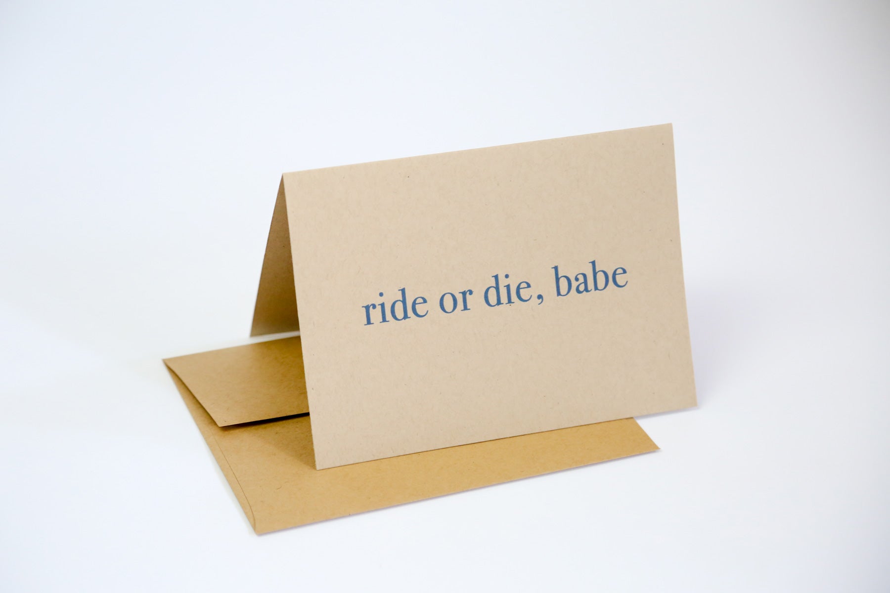 Ride or die, babe - Greeting Card